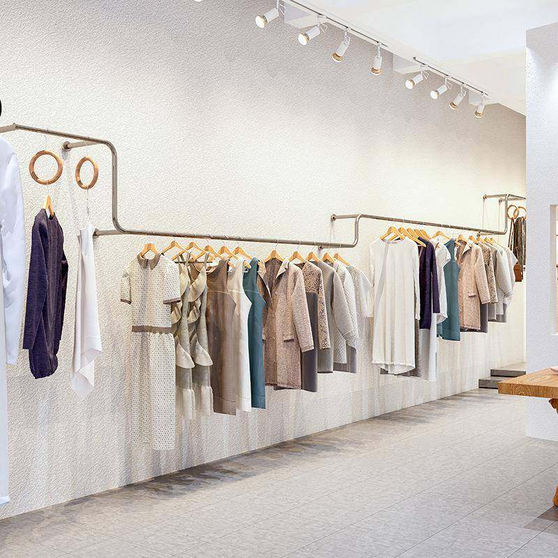 服装店衣服架创意新款不锈钢银色挂衣架女装货架落地式上墙展示架,鲜花速递/花卉仿真/绿植园艺,割草机/草坪机,淘宝优惠券,粉丝福利购,淘宝优惠卷