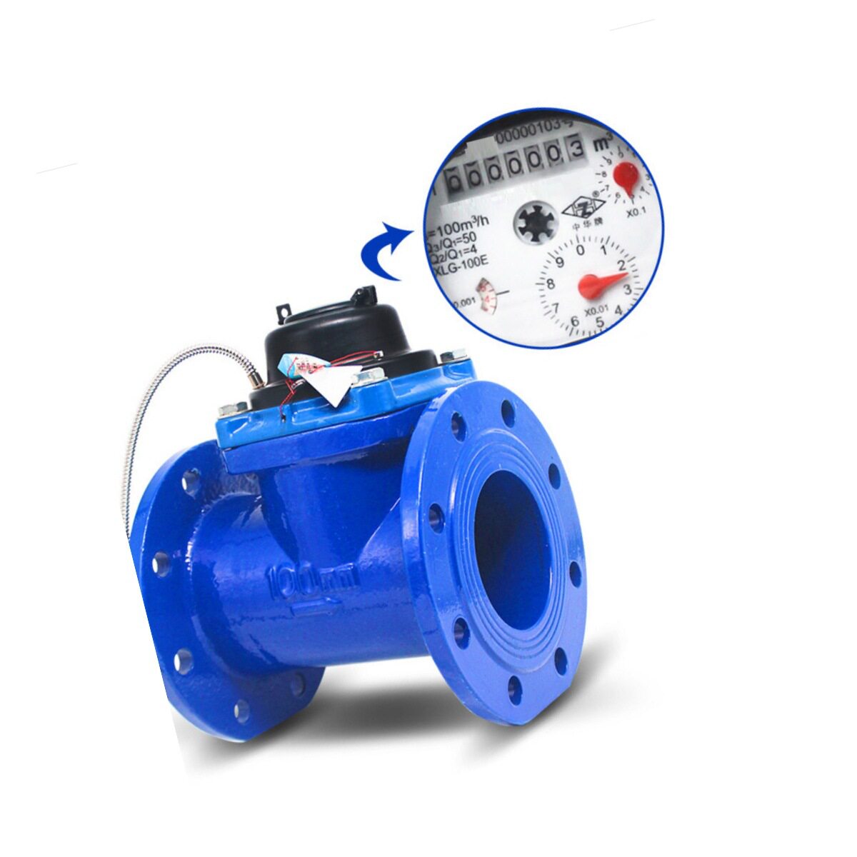 价可议-冷水水表（垂直螺翼式WS基表、铜封机芯）型号WS-DN65