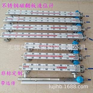 不锈钢磁翻板液位计供应带远传磁翻板液位计顶装侧装液位计
