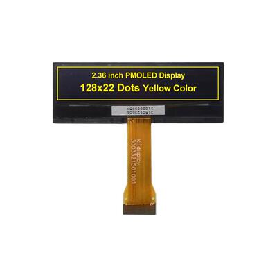 2.36寸128*220单色黄光白光OLED显示屏PMOLED宽温低功耗显示模组