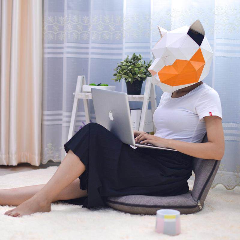 1靠山椅飘窗靠背床上哺乳椅单人懒人沙发可折叠榻榻米