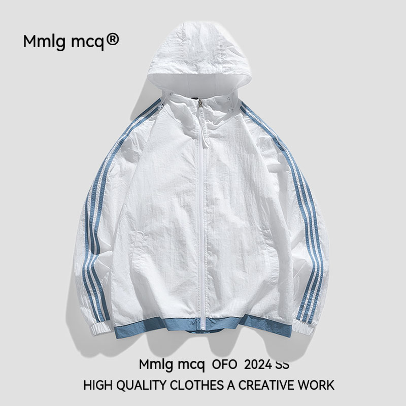 MMLG MCQ防晒衣男女款2024款冰丝防晒服防紫外线宽松短外套夏季xn