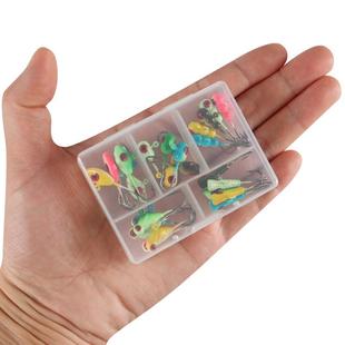 25个 迷你小铅鱼冬钓钩鱼钩户外钓鱼 套多品种冰钓钩套装