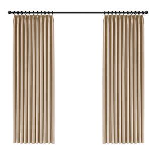 绍兴柯桥2025新款客厅卧室全遮光窗帘加厚雪尼尔高端定制纯色简约