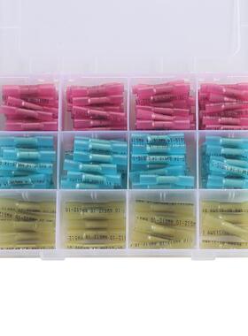 货源200pcs组盒装热缩防水端子套装BHT中间接管冷压端头鼻子