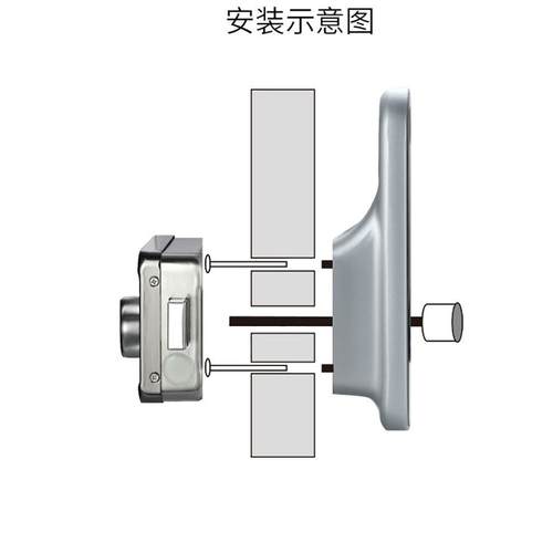 老式大门家用防盗门指纹密码刷卡遥控电控感应智能锁别墅指纹门锁