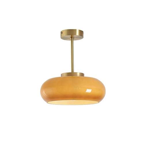 包斯豪中古柿子阳台过道吸顶灯日式侘寂风民宿餐厅走廊灯岛台灯具