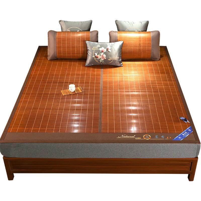 凉席竹席2025新款席子冰丝凉席双面夏两用母婴级藤草席艾草席,床上用品,竹席,淘宝优惠券,粉丝福利购,淘宝优惠卷