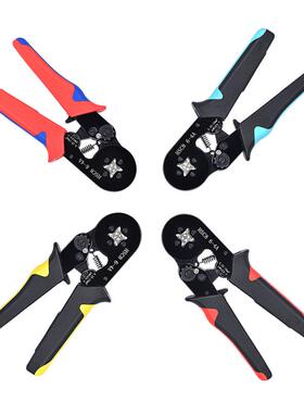 红黑色0.25-10mm²欧子式管端型HSC86-4A压线钳配1端200子组合装