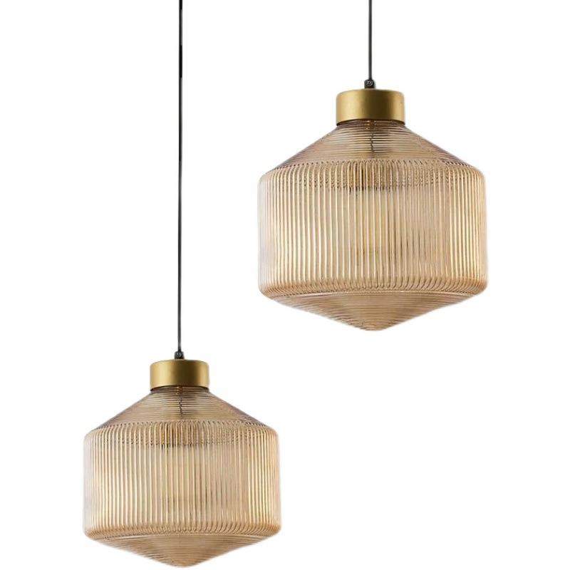 北欧玻璃吊灯现代简约卧室书房灯轻奢创意吧台咖啡厅餐厅玻璃吊灯,家装灯饰光源,智能吊灯,淘宝优惠券,粉丝福利购,淘宝优惠卷