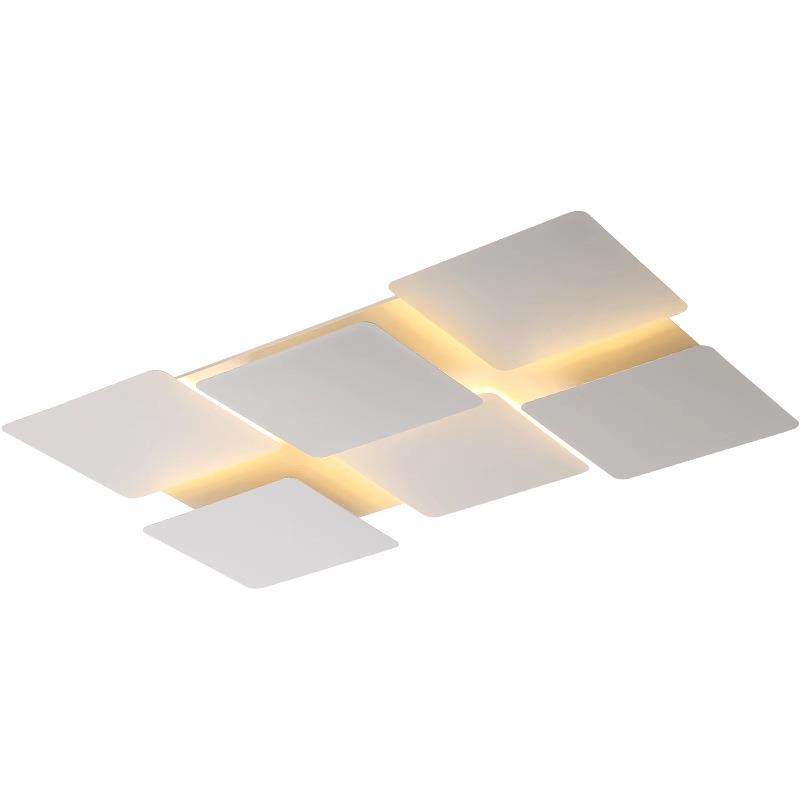 北欧客厅大厅主灯现代简约网红房间多层卧室led吸顶灯中山灯具