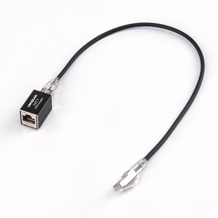 七类网线对接头延长器万兆千rj45水晶头连接宽带网络直Z通头转接