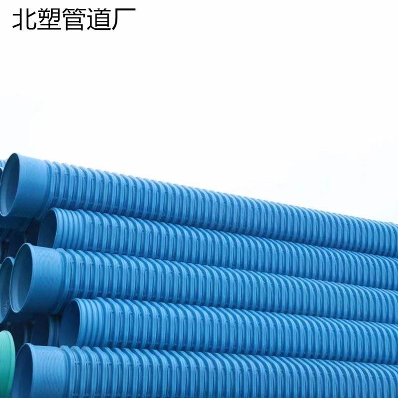 HDPE-IW六棱管改性聚乙烯增强六棱结构壁波纹管双壁SN六棱管道 - 实物图