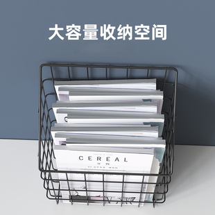 A4挂墙展示资料架杂志文件收纳架子壁挂式报纸架T宣传文件墙上书