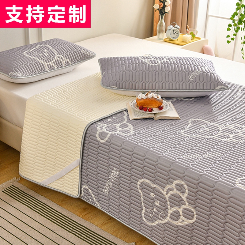 202新款乳胶凉席三件冰丝席夏天冰凉床垫空调席可机洗定制尺寸