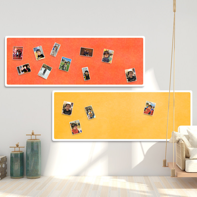 毛毡边框学校幼儿园宣传栏软木板照片儿童房墙贴作品照片墙