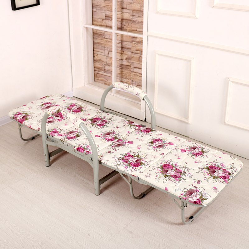 折叠床单人家用简易床硬板木板床办公多功能医院陪护床两用午休床