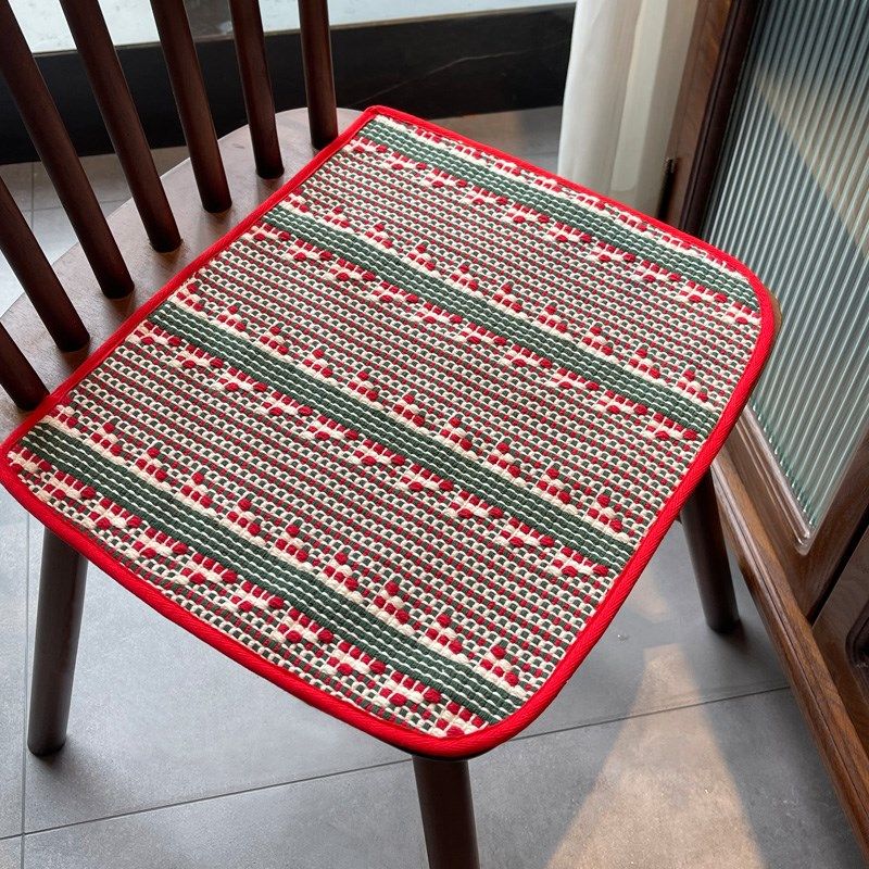 棉线编织椅垫家用四季坐垫餐椅办公室防滑屁垫圆形屁股垫透气,居家布艺,椅垫,淘宝优惠券,粉丝福利购,淘宝优惠卷