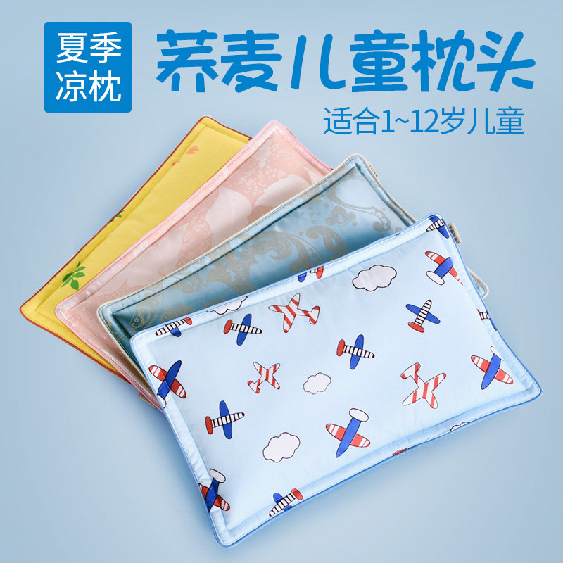 儿童枕头四季通用个月以上宝宝夏天荞麦决明子岁幼儿园专用午睡