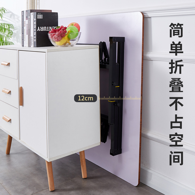 家用餐桌小户型现代简约饭桌出租房方桌两用折叠桌中式方桌八仙桌