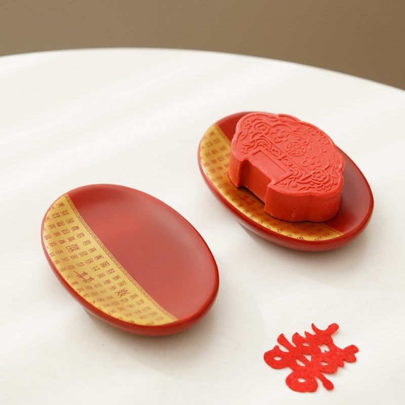 仲夏知己结婚皂盒香皂碟一对婚庆用品女方陪嫁创意陶瓷肥皂盒红色,家庭/个人清洁工具,皂盒,淘宝优惠券,粉丝福利购,淘宝优惠卷