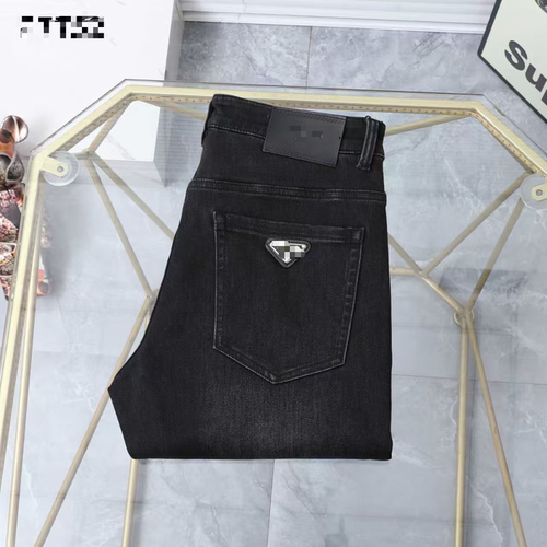 【何仙儿专属】25新款男士牛仔裤时尚百搭修帅气休闲长裤子wy3016