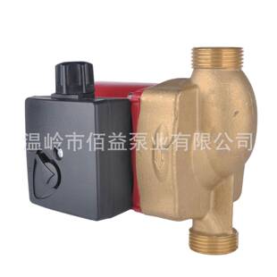 铜泵头20/6-130节能三挡调速家用小型地暖循环泵屏蔽泵
