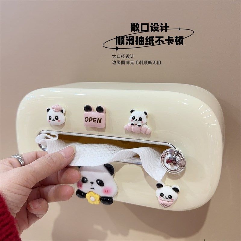 高档轻奢纸巾盒壁挂式洗脸巾收纳盒子家用高级感卡通面巾纸抽纸盒,收纳整理,洗脸巾收纳盒,淘宝优惠券,粉丝福利购,淘宝优惠卷