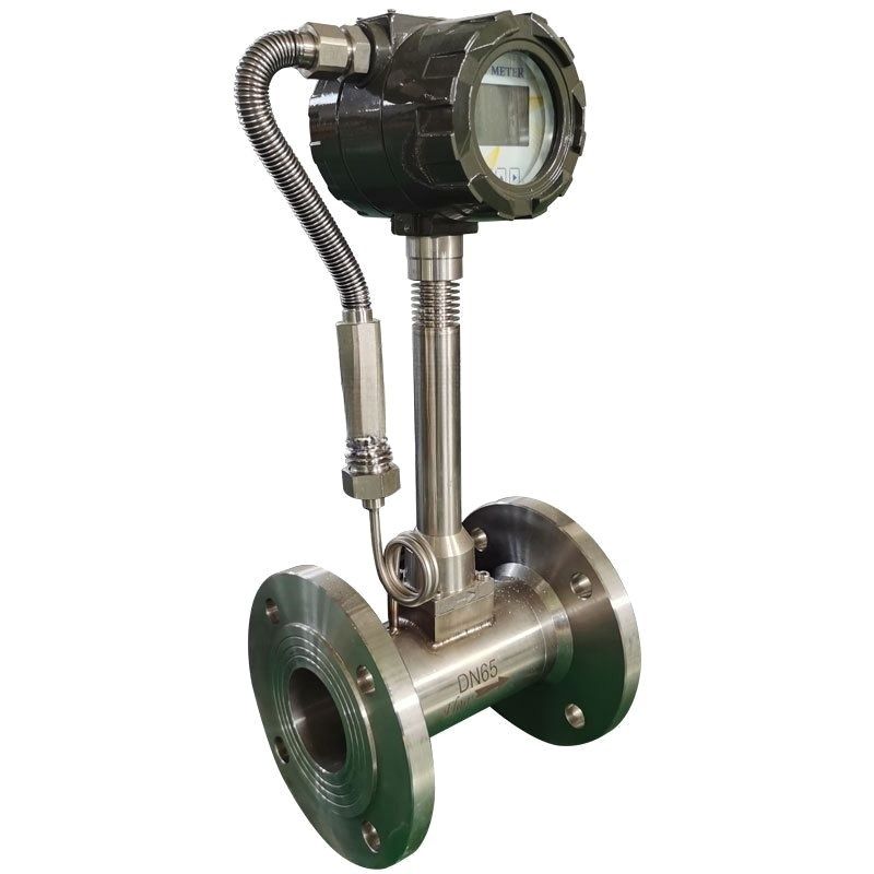 LUGB智能涡街流量计分体式氮气压缩气体高精度蒸汽不导电液体