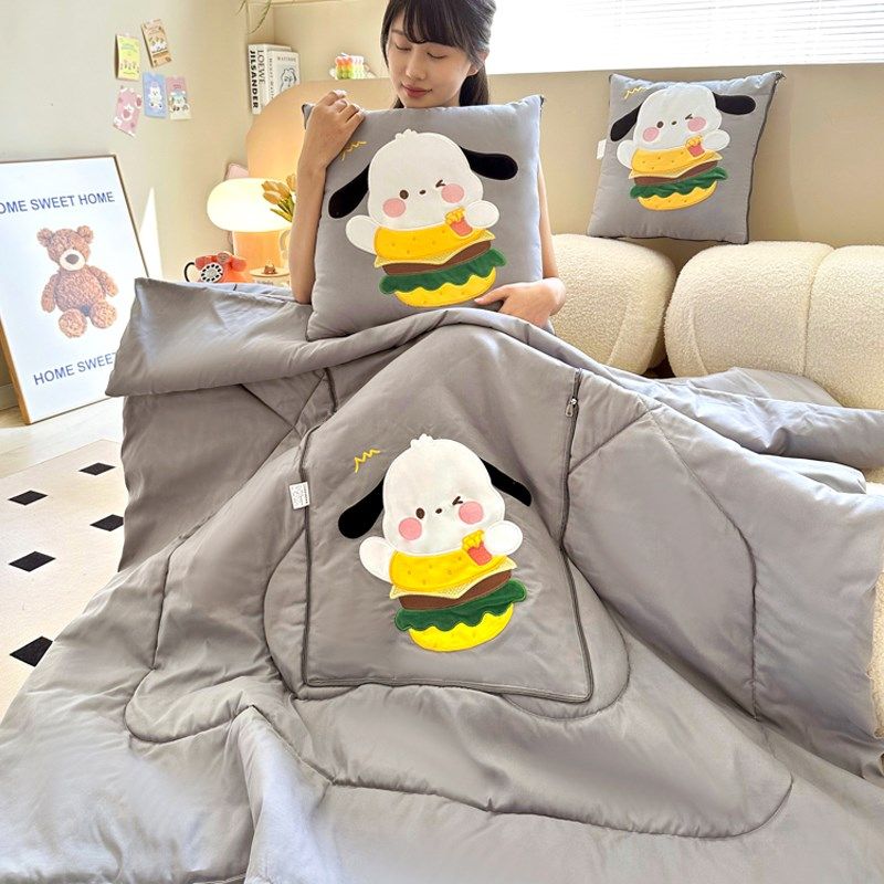 卡通大版办公室抱枕被子两用车载靠垫枕头二合一午睡空调夏被折叠,居家布艺,抱枕被,淘宝优惠券,粉丝福利购,淘宝优惠卷
