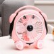 床头卡通电风扇学生宿舍桌面台式 小风扇家用小型转页扇电风扇