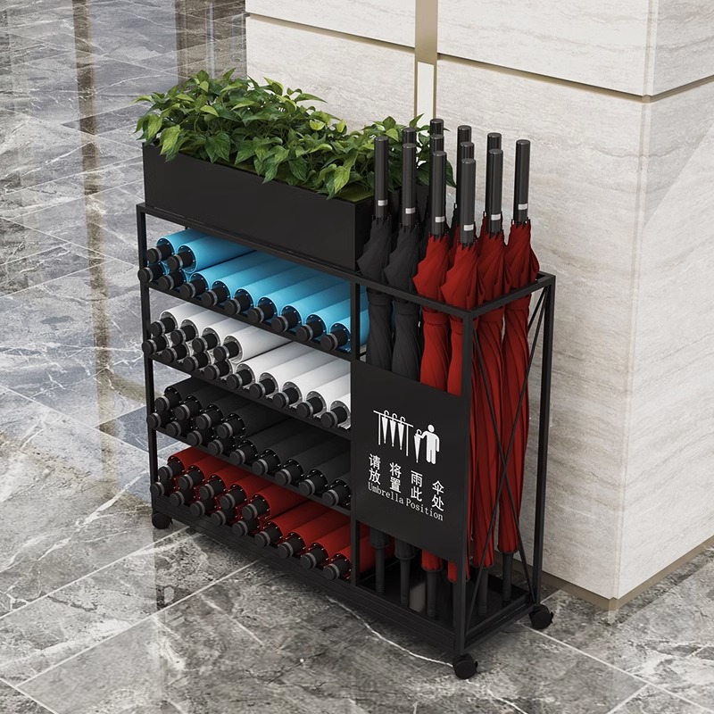 大容量雨伞架收纳层架入户t门口伞架商用酒店大堂高档雨伞存放置