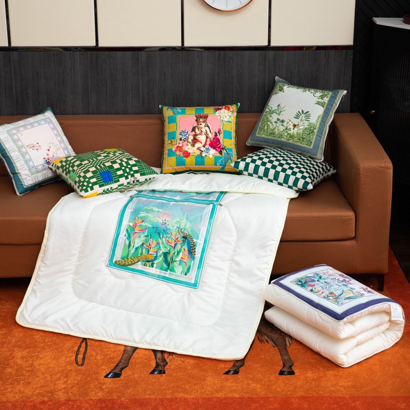 办公室午睡抱枕被子两用沙发毯子C空调被夏凉被车载车用靠垫二合