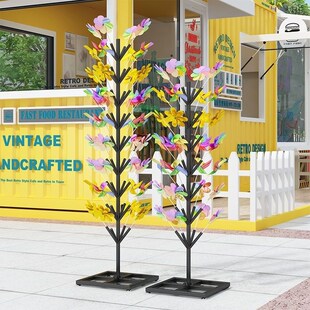 玩具风车景区展架插架定风车儿童玩具气球陈列架展示架玩具风车架