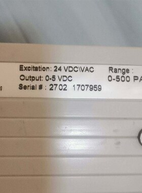 议价适用setra西特压差传感器。输出是0-5维修