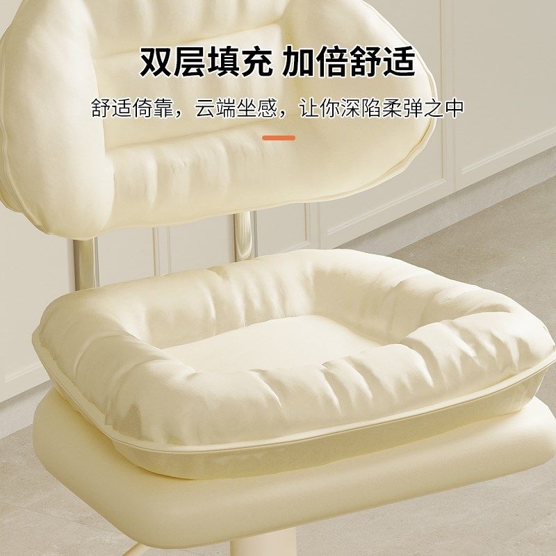 吧台椅家用高脚凳靠背升降凳子轻奢高级感收银台酒吧椅子前台吧凳,商业/办公家具,酒吧椅,淘宝优惠券,粉丝福利购,淘宝优惠卷