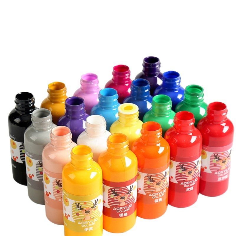 松果上色颜料丙烯24色儿童石膏娃娃涂色美术套装DIY白色绘画颜料,文具电教/文化用品/商务用品,丙烯颜料,淘宝优惠券,粉丝福利购,淘宝优惠卷