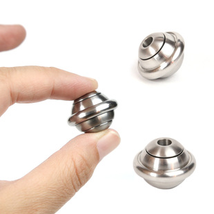 UFO一代不锈钢刀坠指尖陀螺成人金属解压玩具EDC户外刀坠EDC玩具