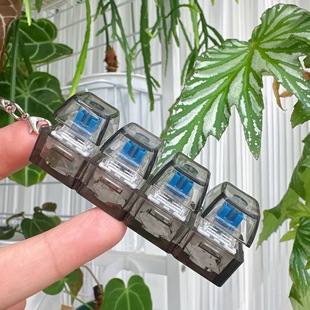 解压PC3键4键机械键盘试轴器减压按键捏捏乐钥匙扣减压玩具