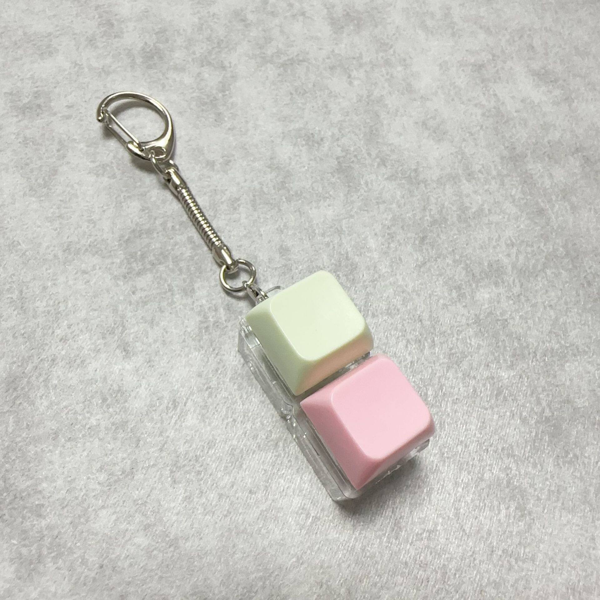 跨境爆款2键盘发光解压按键试轴器键盘减压九键按键手指捏捏钥匙