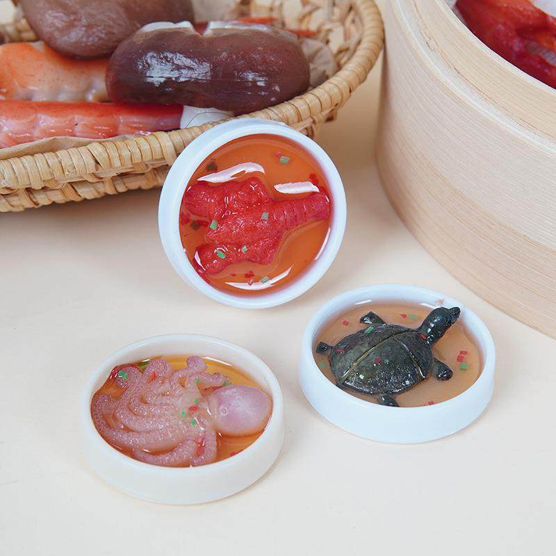PVC仿真海鲜食碗微缩食玩手作章鱼烧过家家玩具手机钥匙扣挂饰,玩具/童车/益智/积木/模型,儿童食玩,淘宝优惠券,粉丝福利购,淘宝优惠卷