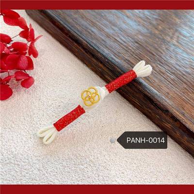 花朵盘扣纽扣装饰扣点点花瓣扣子绕金丝红纽扣改良风旗袍汉服新中