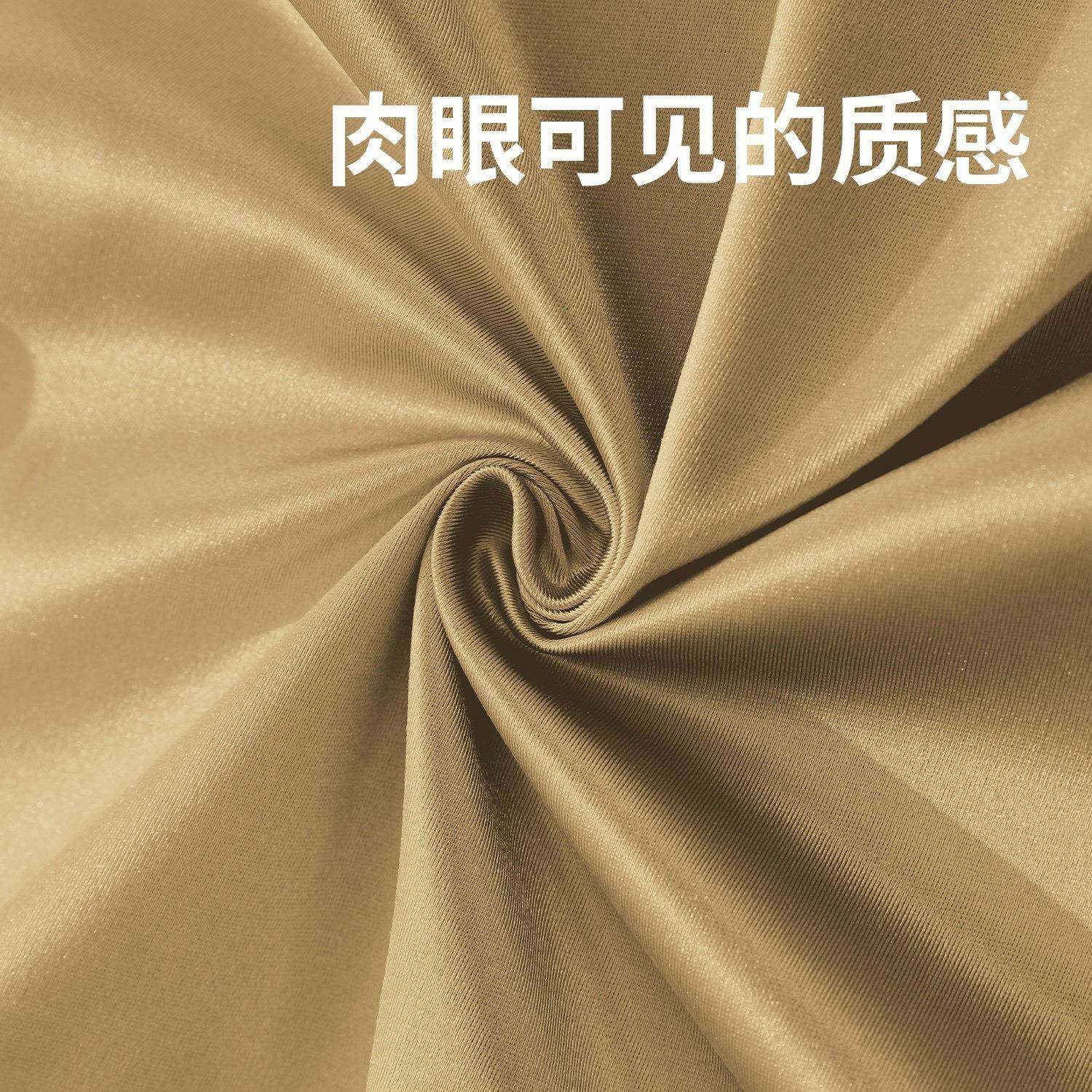 酒店会展会议桌布长方形桌裙丝绸缎晚宴婚礼长条桌活动台布纯色