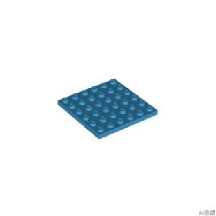 乐高/LEGO积木零件 6211361 3958 深湖蓝色 6x6 基础板