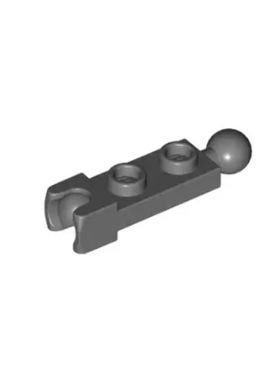 乐高/LEGO积木零件6039482 14419 深灰色 1x2 带球板 6338166
