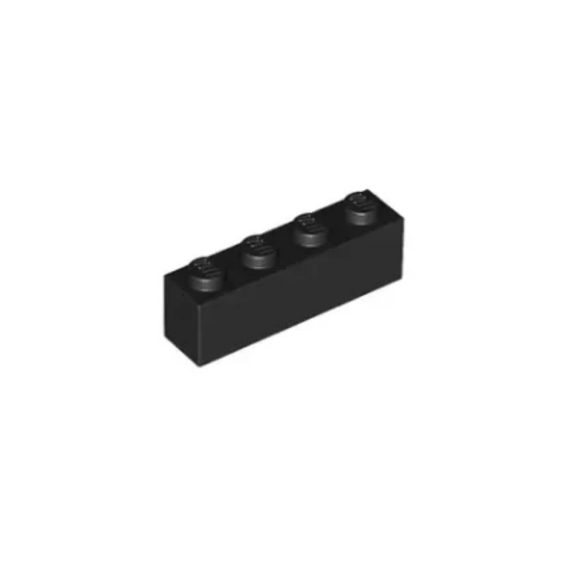乐高/LEGO积木零配件 301026 3010 6146 黑色 1x4 基础砖