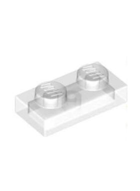 乐高LEGO 6240204 3023 6225 6514001 4167842透明白色 1x2基础板