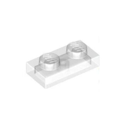 乐高LEGO 6240204 3023 6225 6514001 4167842透明白色 1x2基础板