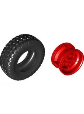 LEGO乐高 6408187 2491 51488 56908 6451561 42160越野车胎轮毂