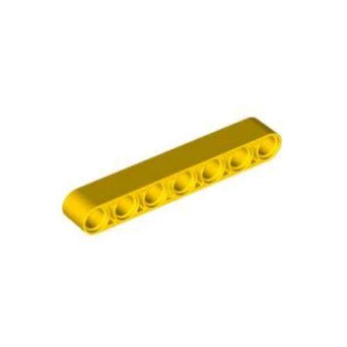 乐高/LEGO积木零件 4495934 32524 16615 4187082 黄色 1x7 孔臂